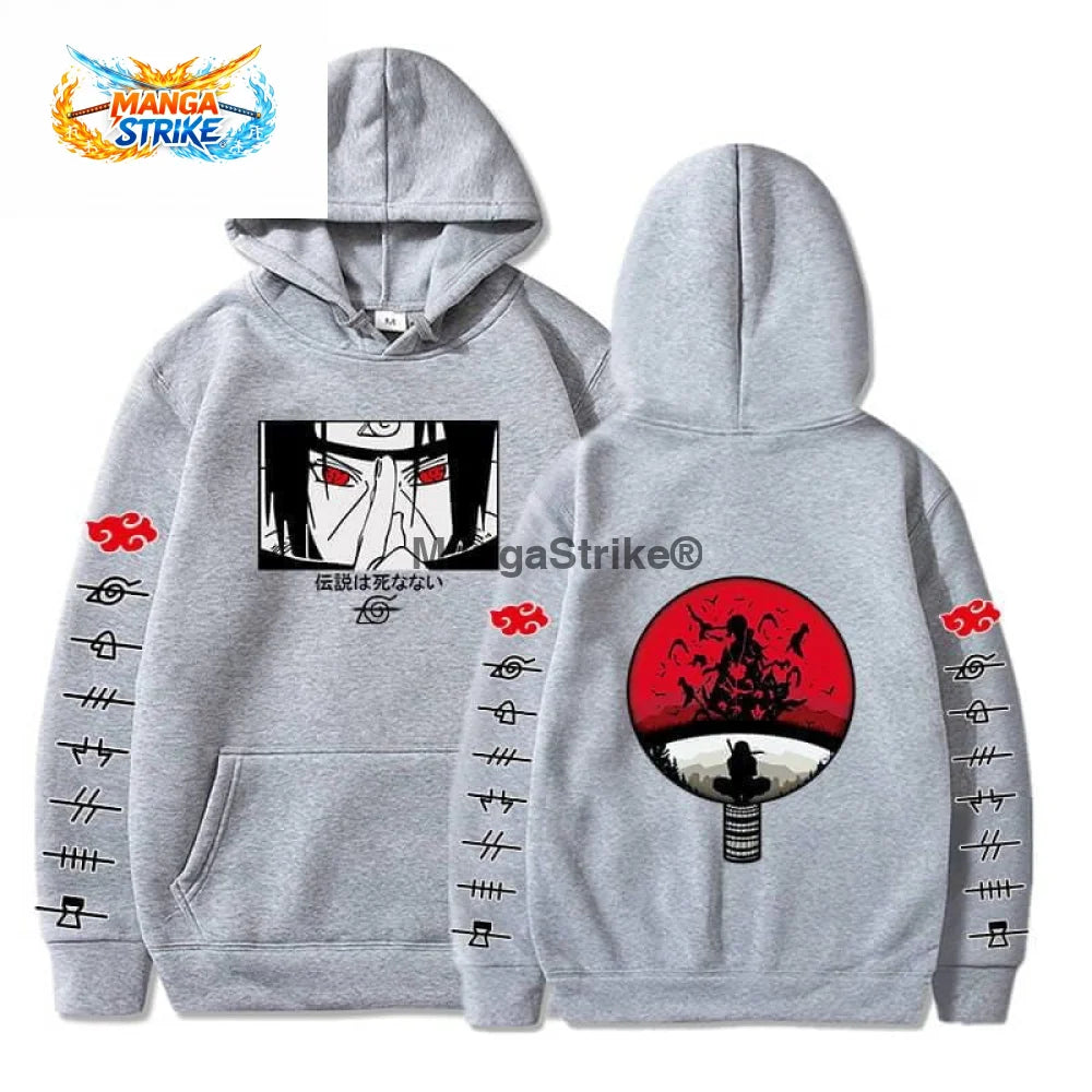 Pull Naruto - Itachi Uchiwa - Gris / XS