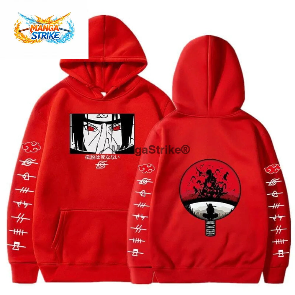 Pull Naruto - Itachi Uchiwa - Rouge / XS