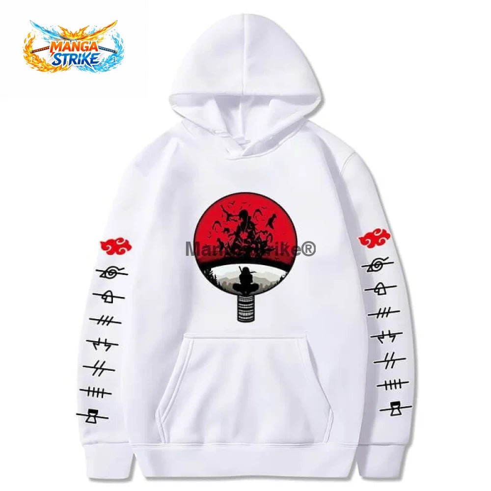 Pull Naruto - Uchiwa - Blanc / XS