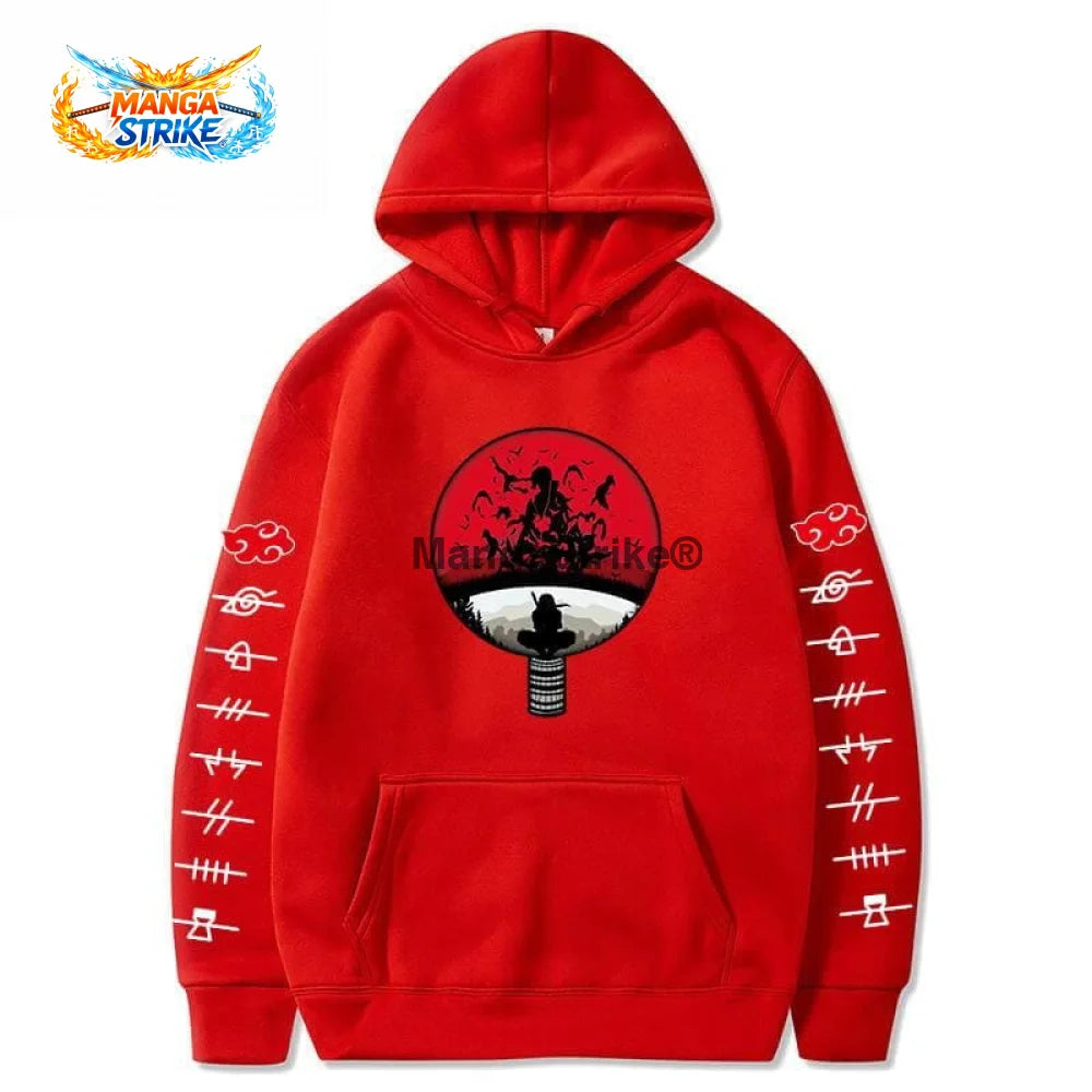 Pull Naruto - Uchiwa - Rouge / XS