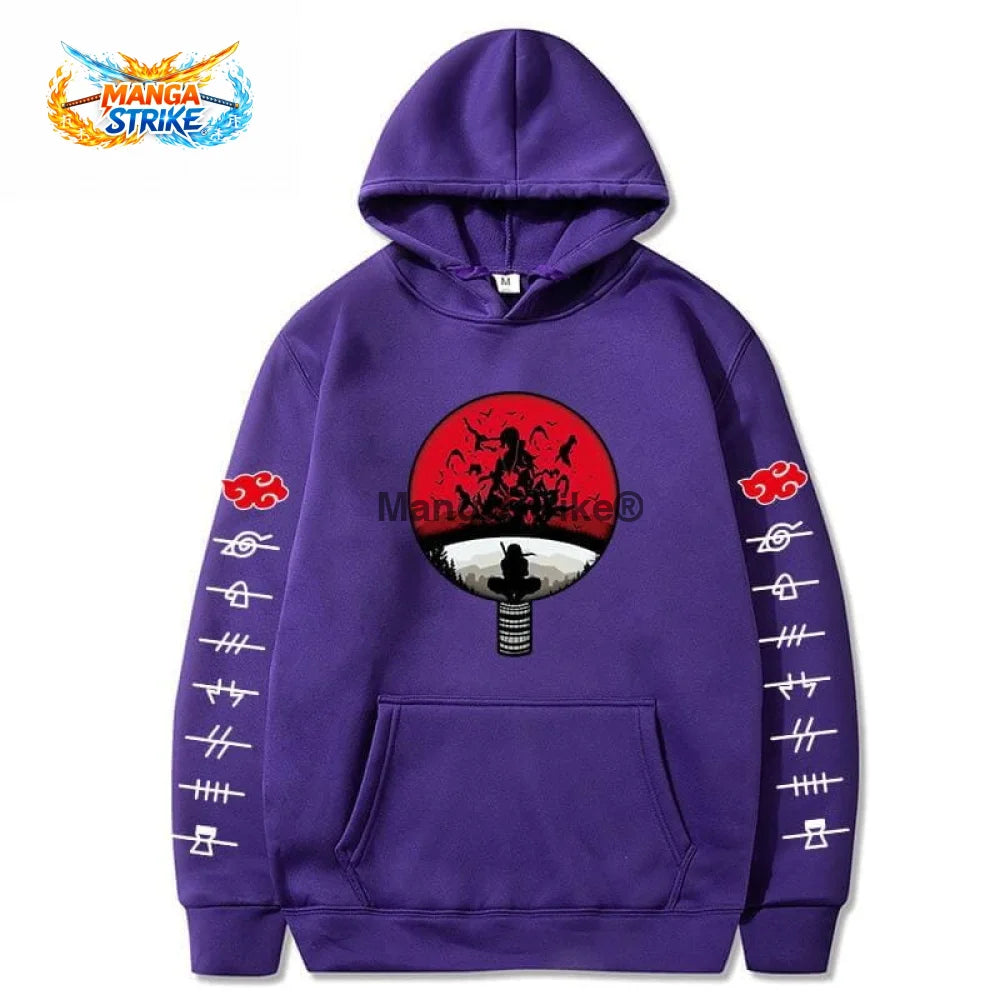 Pull Naruto - Uchiwa - Violet / XS