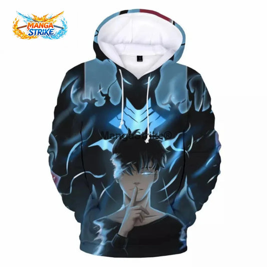 Pull Solo Leveling - S Jin-Woo ’Roi des Ombres’ - XS