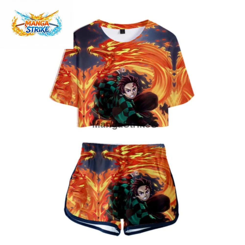 Pyjama Demon Slayer - Femme Tanjiro Kamado - XS