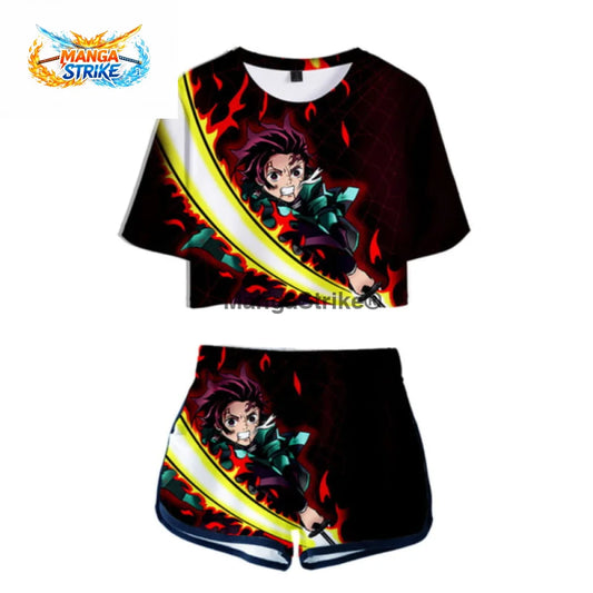 Pyjama Demon Slayer - Femme Tanjiro - XS