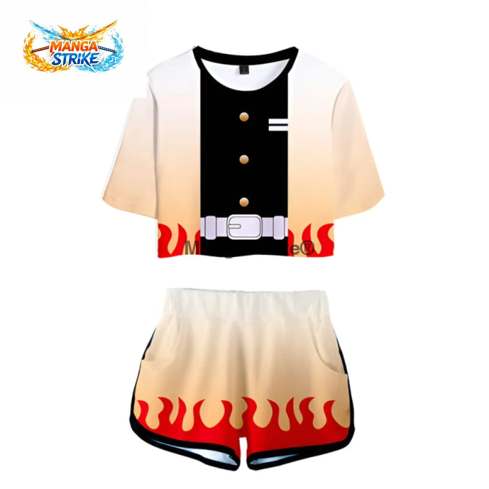 Pyjama Femme Rengoku Kyojuro- Demon Slayer - XS