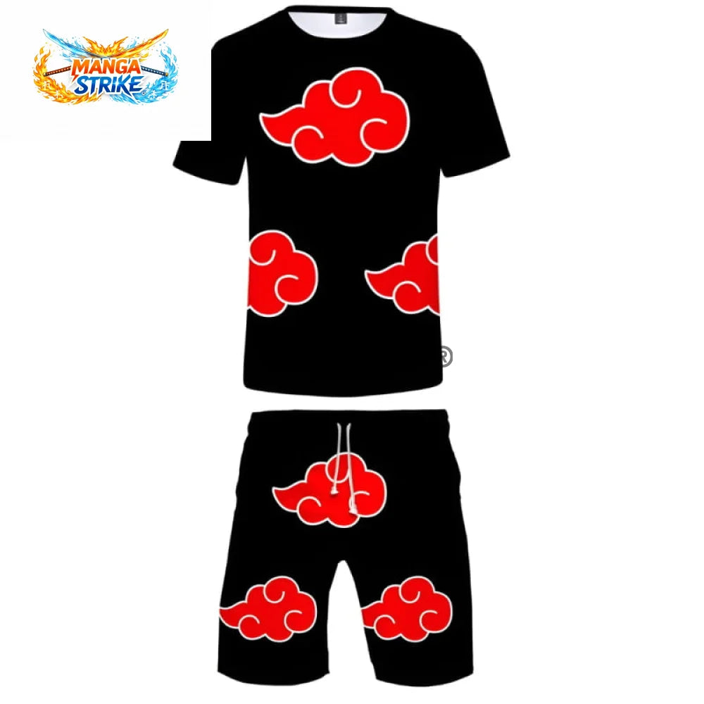 Pyjama Naruto - Short Clan Akatsuki - XS