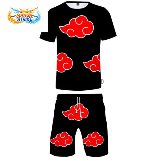 Pyjama Naruto - Short Clan Akatsuki - XS