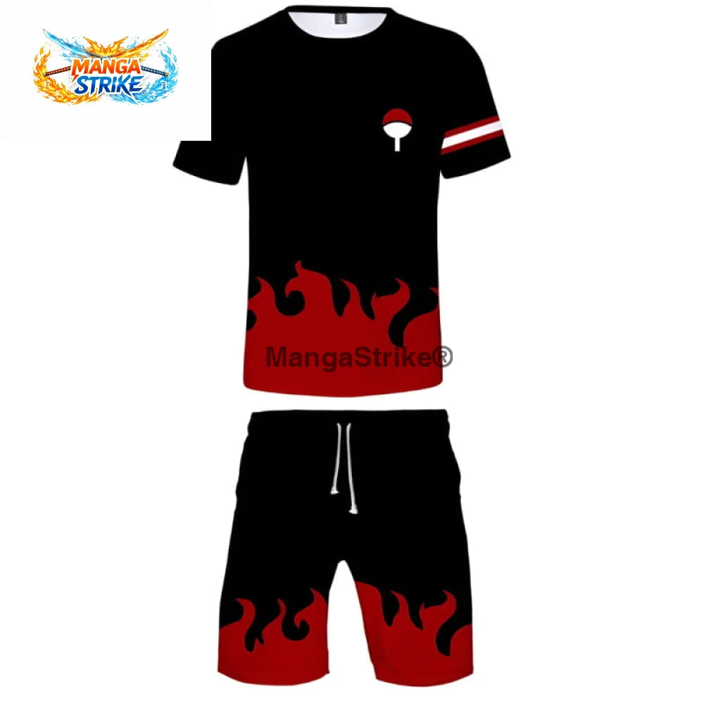 Pyjama Naruto - Short Clan Uchiwa - XS