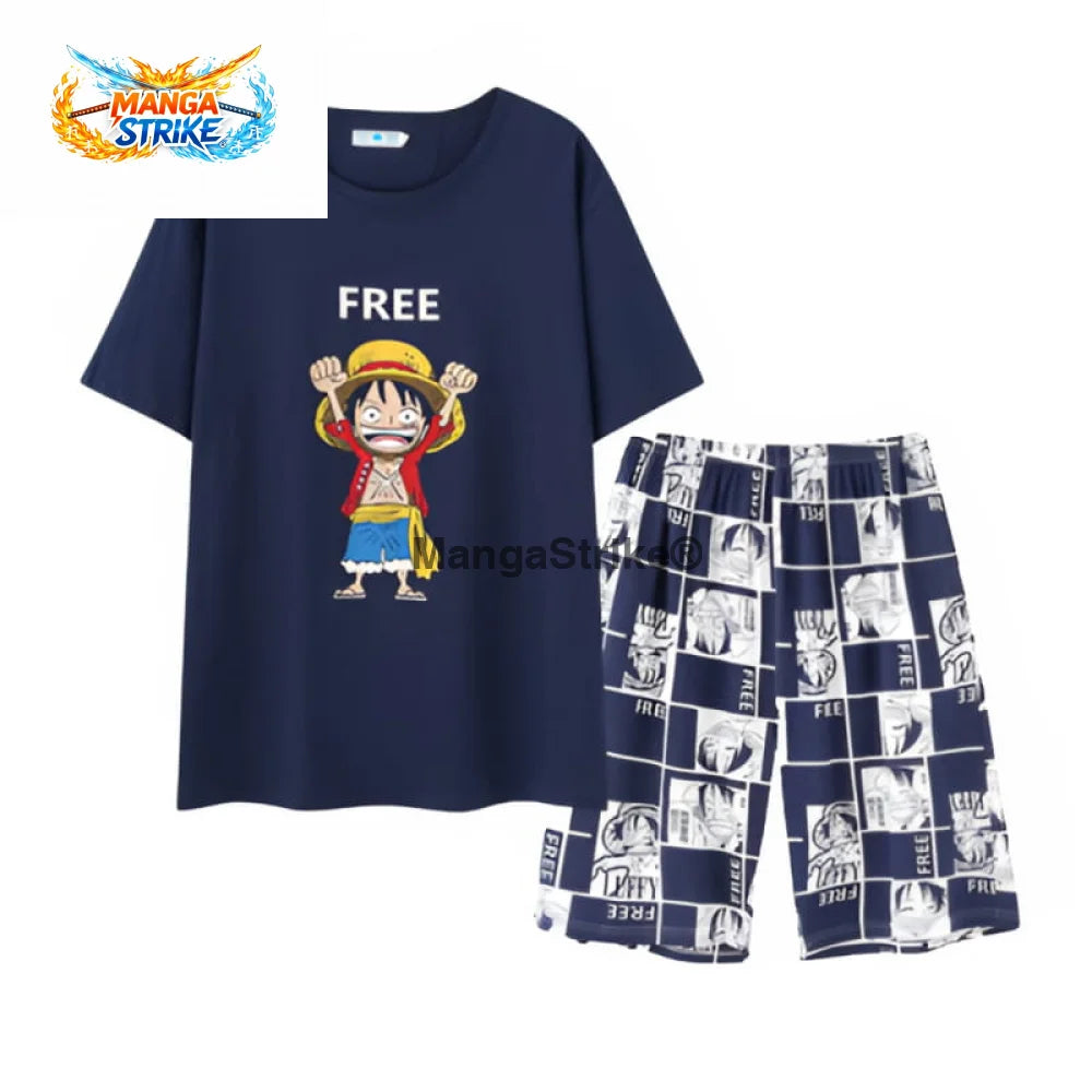 Pyjama One Piece - Court Monkey D. Luffy - XS