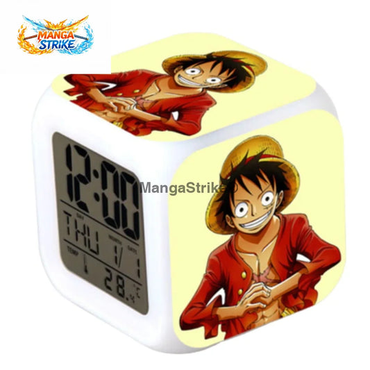 Réveil One Piece - Monkey D Luffy - Réveil Led Monkey D Luffy