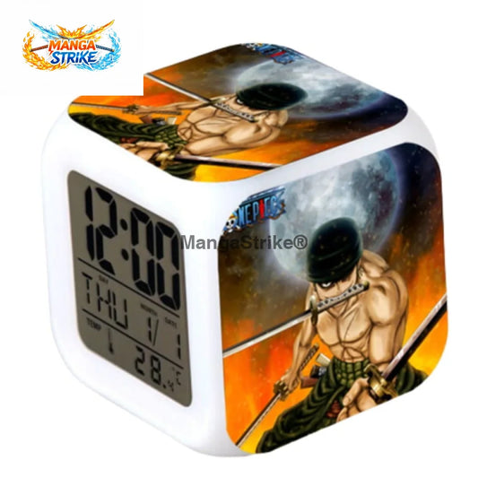 Réveil One Piece - Roronoa Zoro - Réveil Led