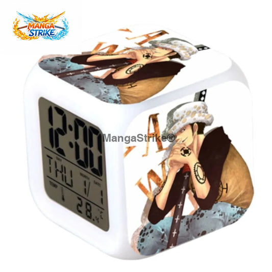 Réveil One Piece - Trafalgar D. Water Law - Réveil Led Trafalgar D. Water Law