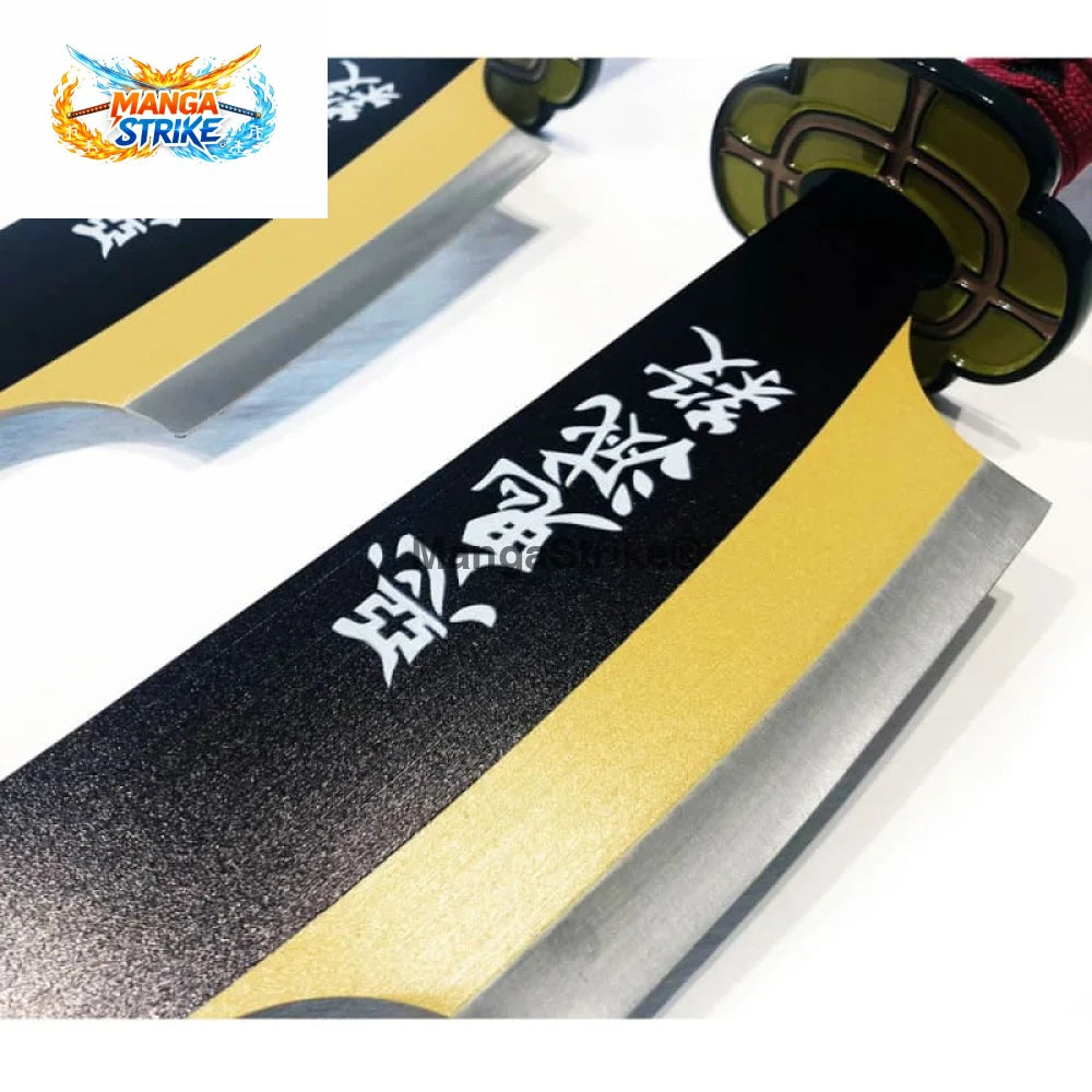 Sabre Demon Slayer - Jumeaux Uzui Tengen - Sabres du Soleil Double d’Uzui Tengen - Katana