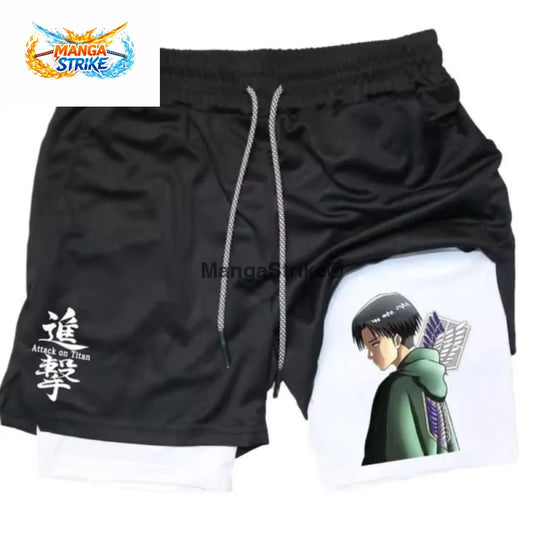 Short Attaque des Titans - Ackerman Levi - XS