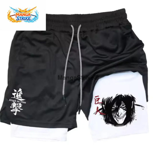 Short Attaque des Titans - Eren ’le Grand Terrassement’ - XS