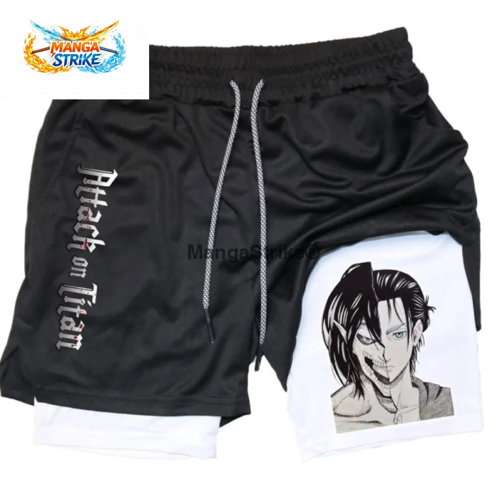 Short Attaque des Titans - Eren x Titan Assaillant - XS