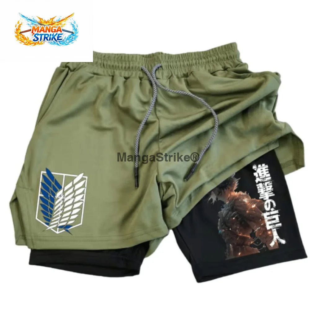 Short Attaque des Titans - Livaï - XS