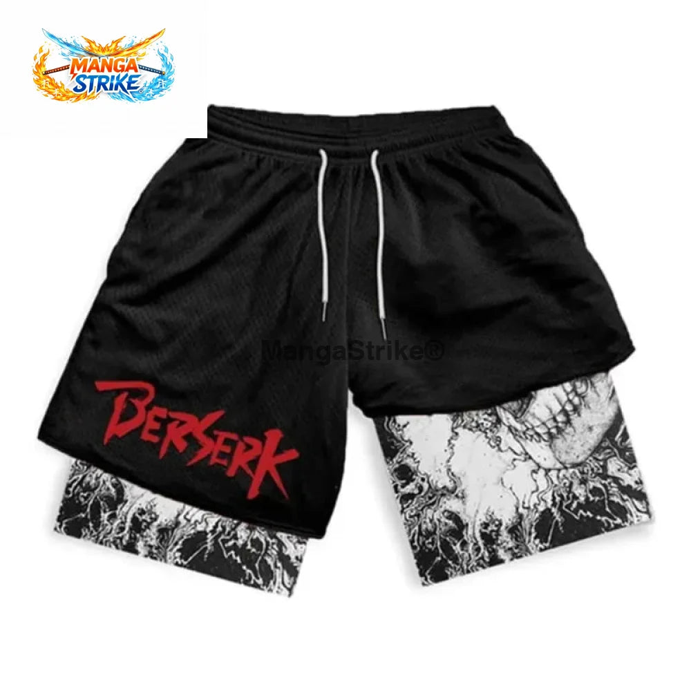 Short Berserk - Chevalier Squelette Noir - XS