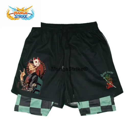 Short Demon Slayer - Tanjiro Masque de conjuration - XS