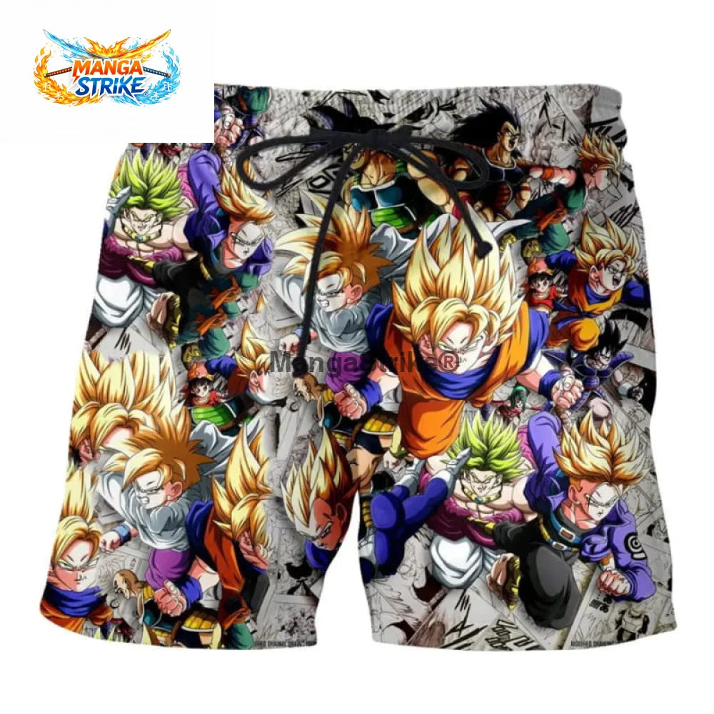 Short Dragon Ball - Super Saiyajins - XS