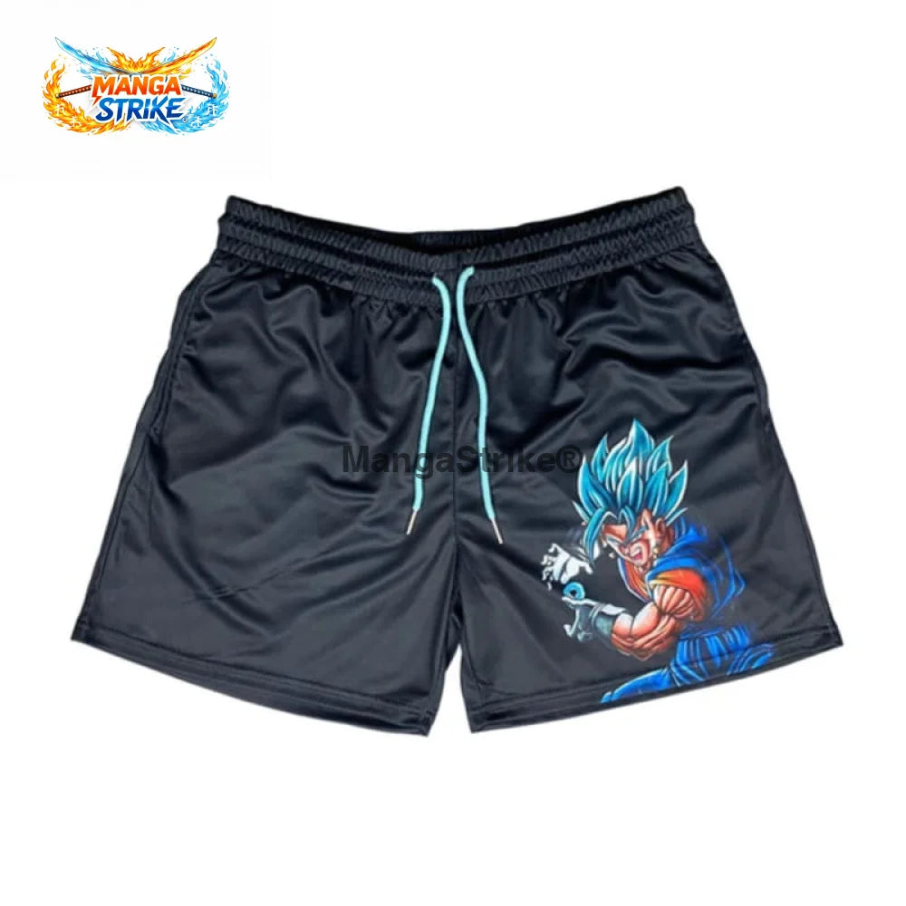 Short Dragon Ball - Vegeto SSJ Blue Noir - XS