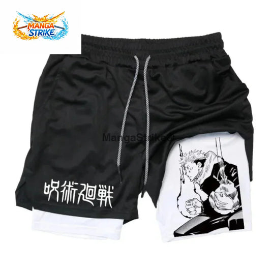 Short Jujutsu Kaisen - Yuji ’Énergie Occulte’ - XS