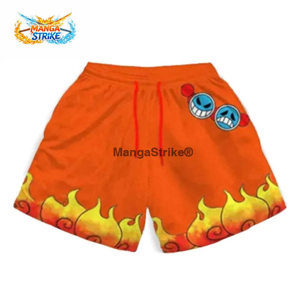 Short One Piece - Portgas D. Ace - XS