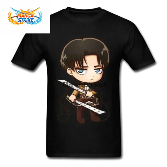 T-Shirt Attaque des Titans - Livaï ’Chibi’ - XS