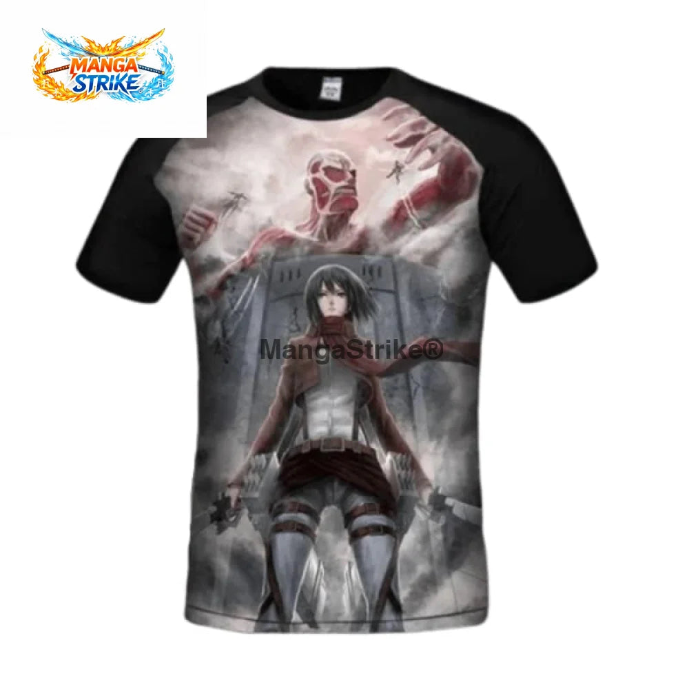 T-Shirt Attaque des Titans - Mikasa - XS