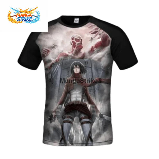 T-Shirt Attaque des Titans - Mikasa - XS