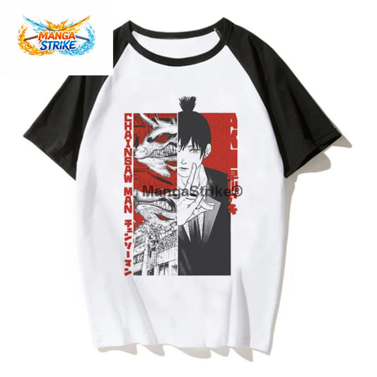 T-Shirt Chainsaw Man - Aki ’Curse’ - XS