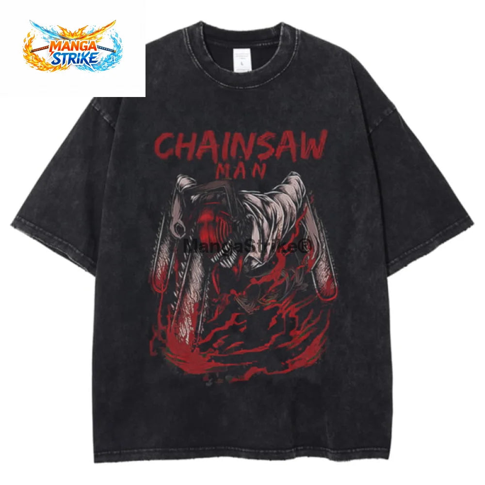 T-Shirt Chainsaw Man - Denji ’Blood’ - XS