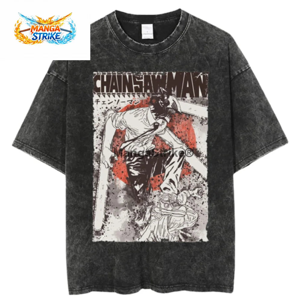 T-Shirt Chainsaw Man - Denji ’Folie’ - XS