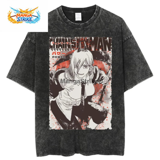 T-Shirt Chainsaw Man - Power ’Blood’ - XS
