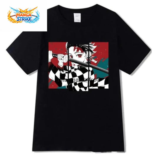 T-Shirt Demon Slayer - Tanjiro ’Blood’ - XS