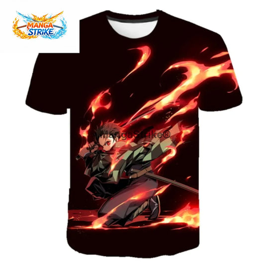 T-Shirt Demon Slayer - Tanjiro ’Sun’ - XS