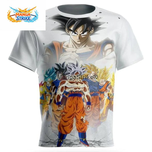 T-Shirt Dragon Ball Z - Goku ’Transformations’ - XS