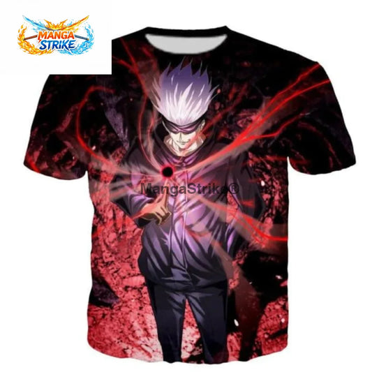 T-Shirt Jujutsu Kaisen - Gojo ’Red’ - XS