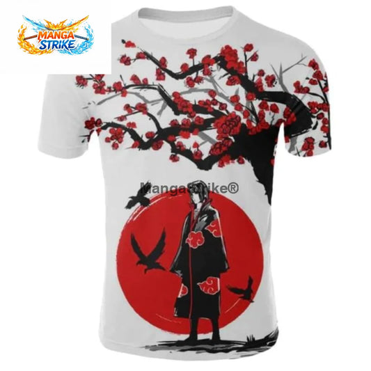 T-Shirt Naruto - Itachi ’Soleil Levant’ - XS