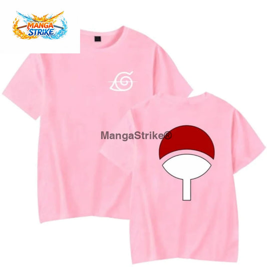 T-Shirt Naruto - Sasuke Uchiwa - Rose / XS