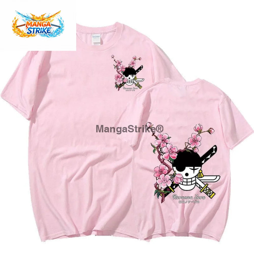 T-Shirt One piece - Logo Roronoa Zoro - Rose / S