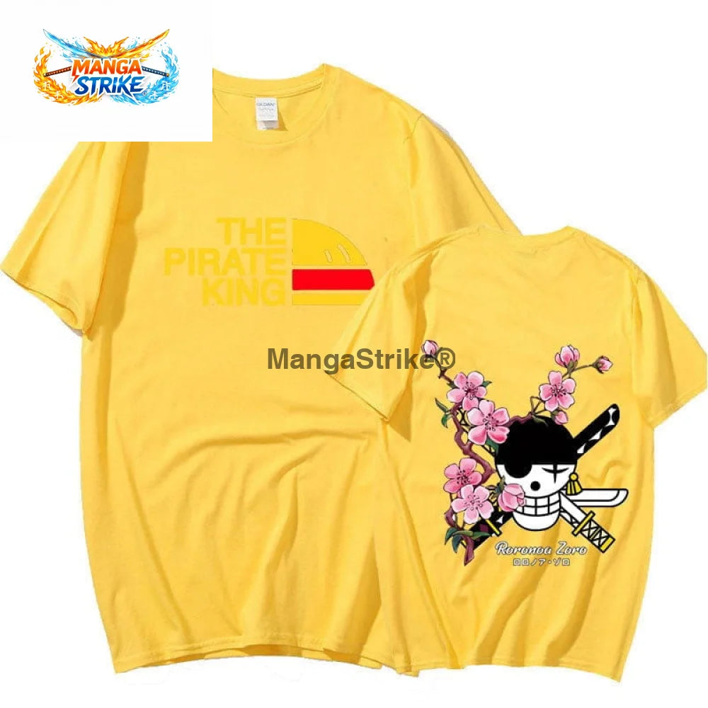 T-Shirt One piece - The Pirate King - Jaune / S