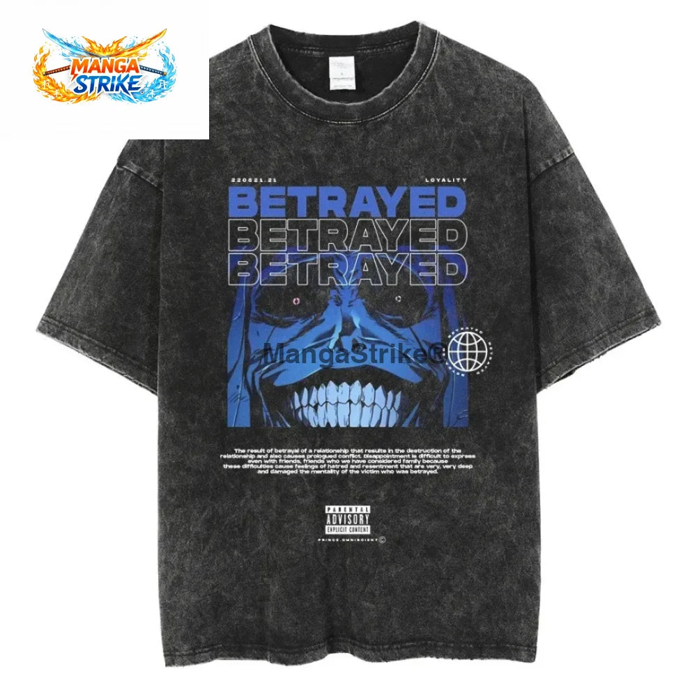 T-Shirt Solo Leveling - Oversize Architecte ’ Betrayed’ - XS