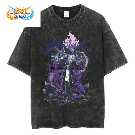 T-Shirt Solo Leveling - Oversize Le Roi des Ombres - XS
