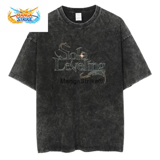 T-Shirt Solo Leveling - Oversize Logo - XS
