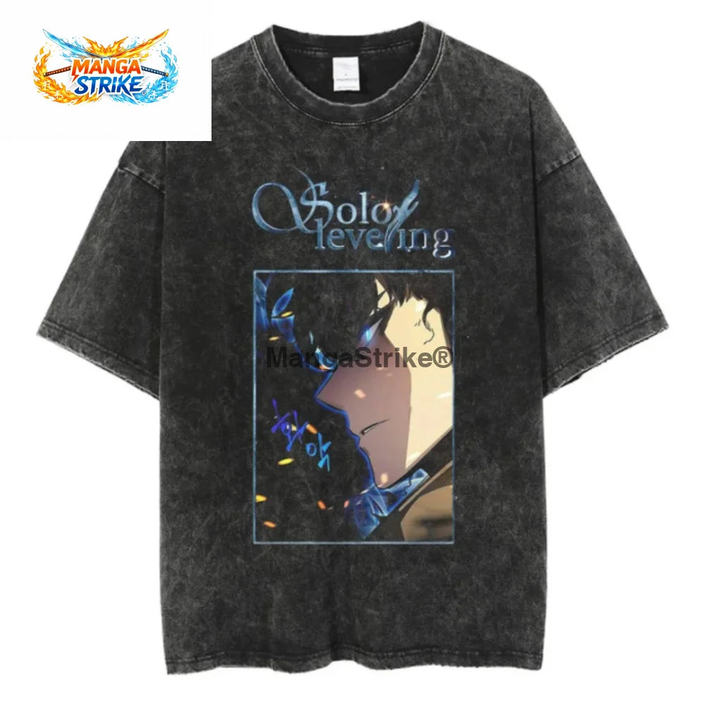 T-Shirt Solo Leveling - Oversize Monarque des Ombres - XS