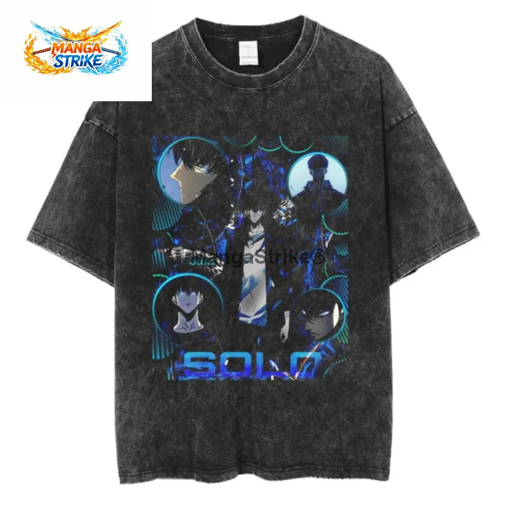 T-Shirt Solo Leveling - Oversize Sung Jin-Woo ’Solo’ - XS