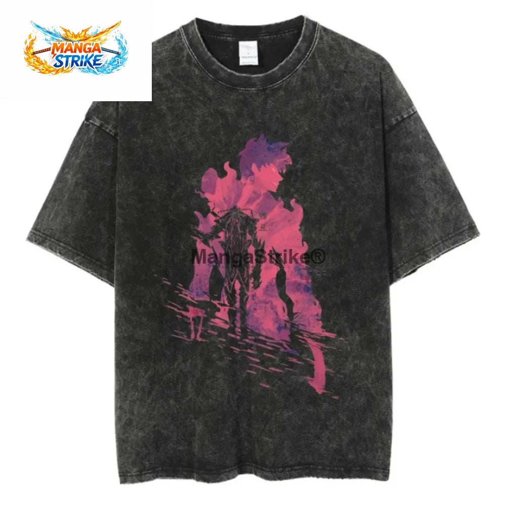 T-Shirt Solo Leveling - Oversize Sung Jin-Woo x Beru - XS