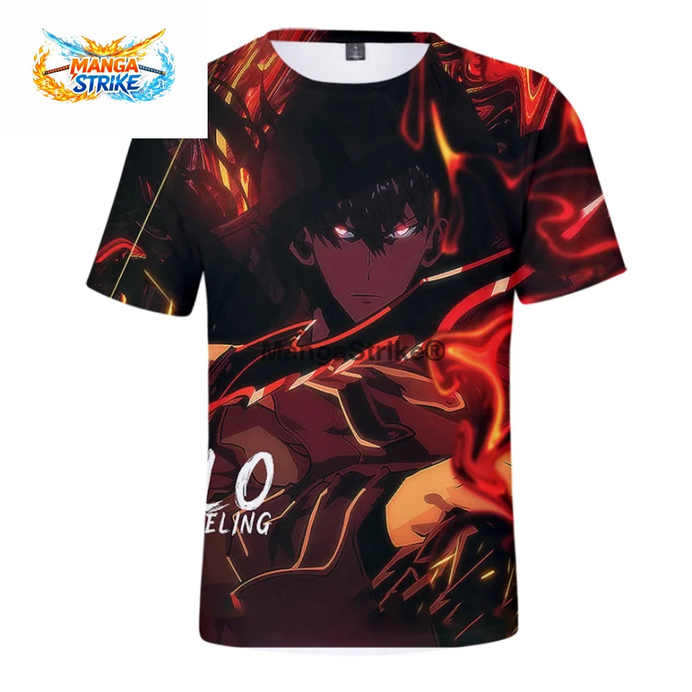 T-Shirt Solo Leveling - Sung Jin-Woo ’Chevalier Tueur’ - XS