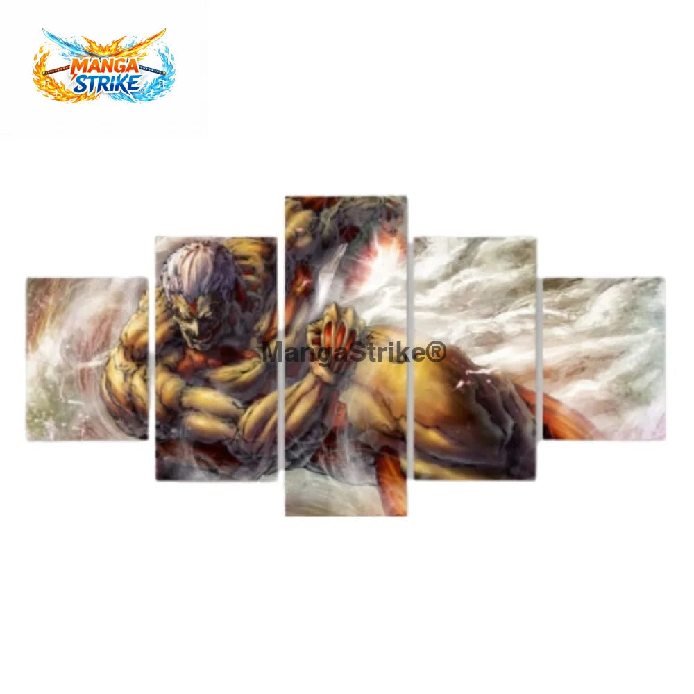 Tableau Attaque des Titans - Reiner Braun ’Titan Cuirassé’ - Moyenne taille: 20x35 20x45 20x55cm / Sans cadre - 1704
